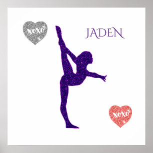 Poster Gymnastics poster.  XOXO