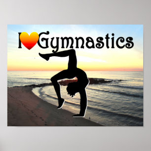 POSTER GYMNASTIQUE FOREVER DESIGN