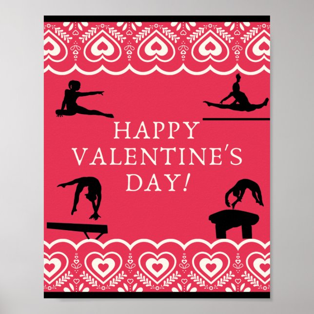 Poster Gymnastique Saint Valentin (Devant)