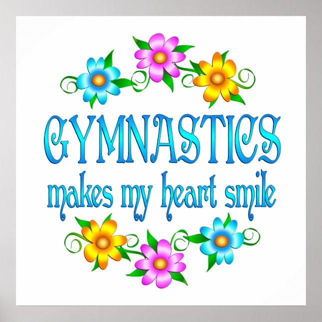 Poster Gymnastique sourires (Devant)
