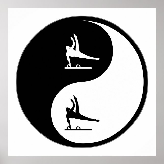 Poster Gymnastique Yin Yang (Devant)
