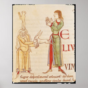 Poster 'H' initial sous la forme de deux jurés