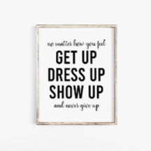Habillez-vous Afficher le devis motivationnel