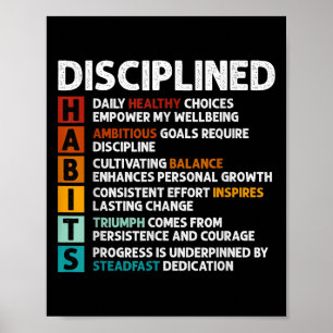 Poster Habits Définition Citations Motivationnelles Affir