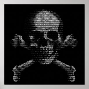 Poster Hacker Sket Crossbones