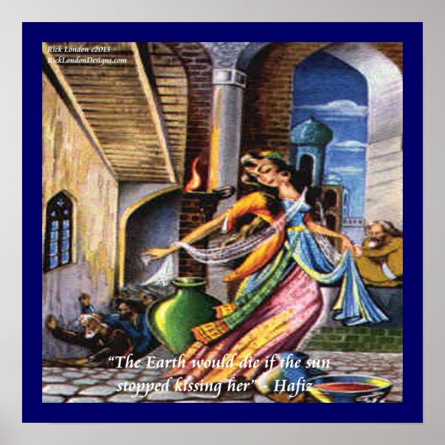 Poster Hafiz Sun Kissing Earth Love Citation (Devant)