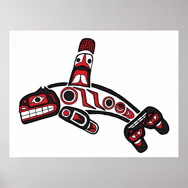 Poster Haida Orca (Devant)