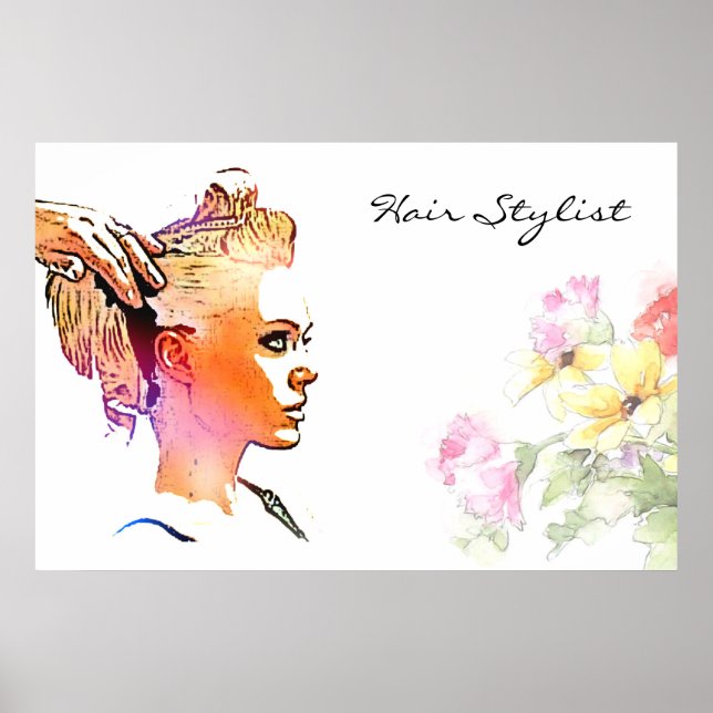 Poster Hair Stylist (Devant)