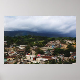 Poster Haiti - Digital Wall Painting / Portrait