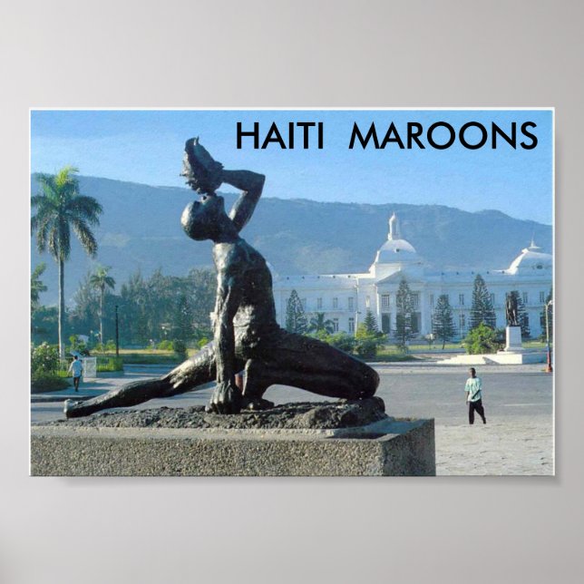 POSTER HAITI MAROONS (Devant)