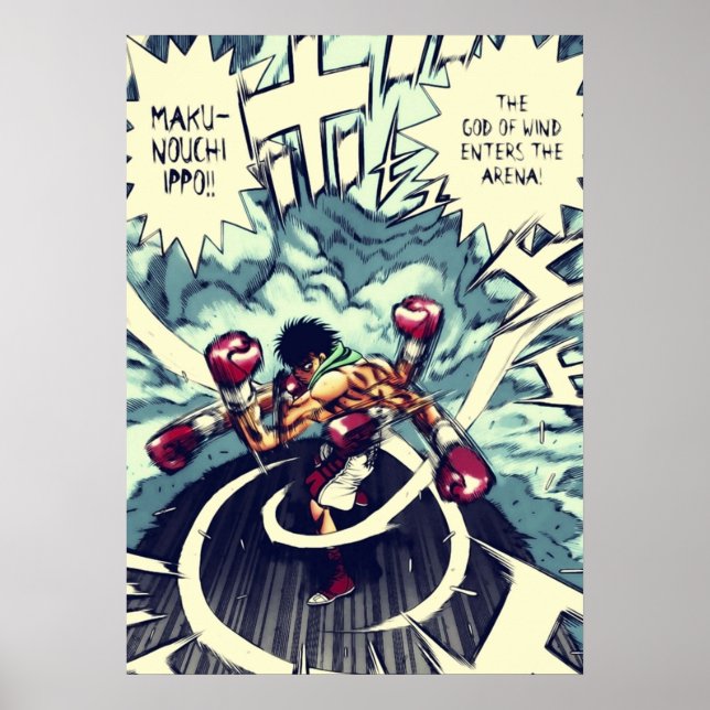 Poster Hajime no Ippo Dieu du Vent (Devant)