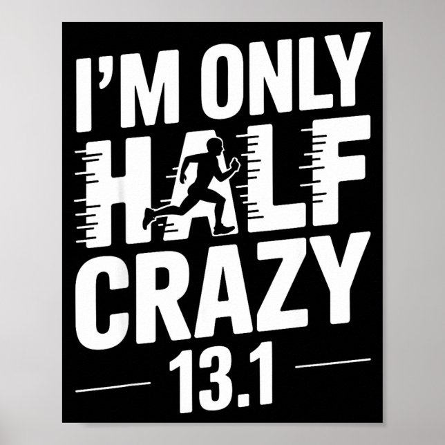 Poster Half Marathon Art For Men Women 13.1 Half Marathon (Devant)
