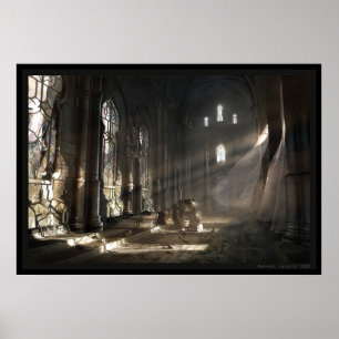 Poster Hall antique