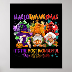 Poster Hallothanksmas C'est le moment le plus merveilleux