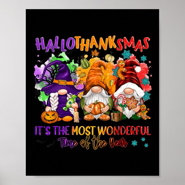 Poster Hallothanksmas C'est le moment le plus merveilleux (Devant)