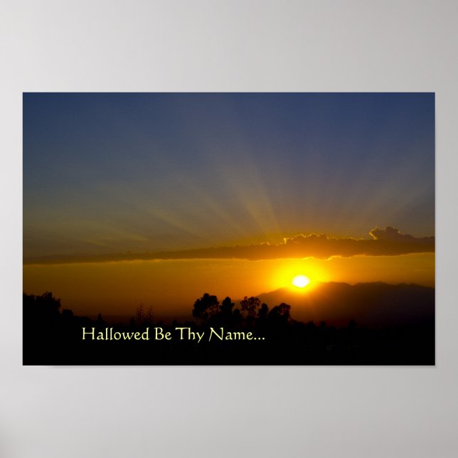 Poster Hallow Be Thame Name (Devant)