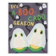 Halloween A-BOO-Cado Éffrayant Cute Avocado Ghosts