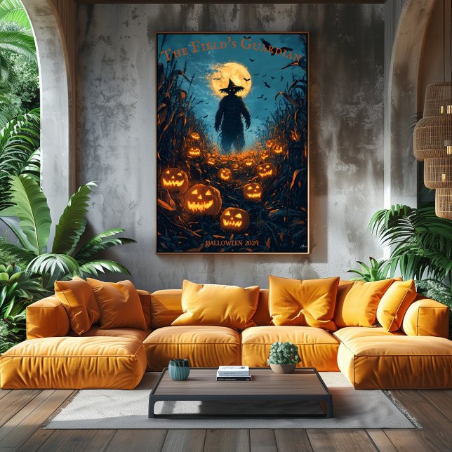 Poster Halloween à moelle épinière avec Jack-O'-Lanterns (Créateur téléchargé)