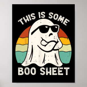 Poster Halloween Ceci est une feuille de livre