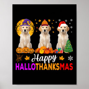Poster Halloween Chien du Labrador Halloween Noël Halloth