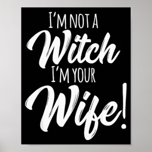 Poster Halloween Correspondance Femmes Drôle Je ne suis p