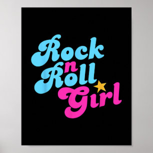 Poster Halloween Costume Rock N Rouleau Girl Rock Et Roul