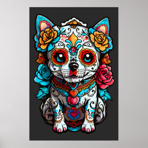 Poster Halloween, Dia de los Muertos