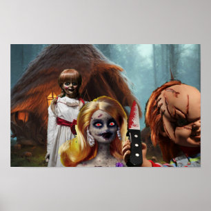 Poster Halloween effrayant.