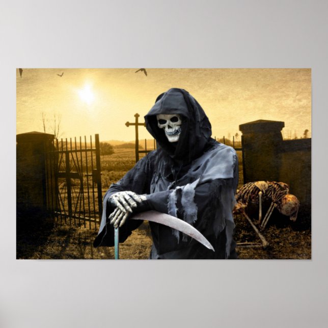 Poster Halloween éffrayant. (Devant)