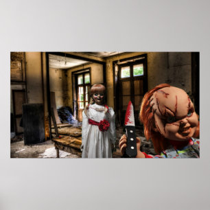 Poster Halloween effrayant.