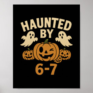 Poster Halloween effrayant 67 Six Seven Meme 1 (11) 