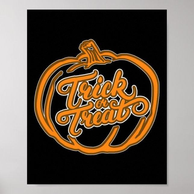 Poster Halloween effrayant Et Drôle 1 (Devant)