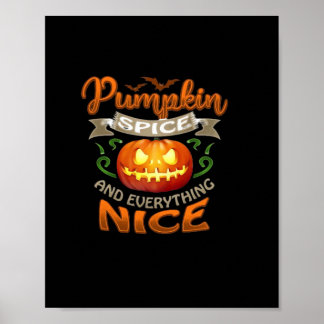 Poster Halloween épices Citrouilles Tout Nice Jack-O'-La