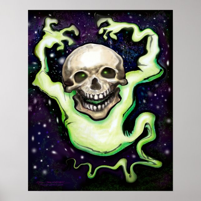Poster Halloween Ghost (Devant)