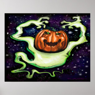 Poster Halloween Ghost