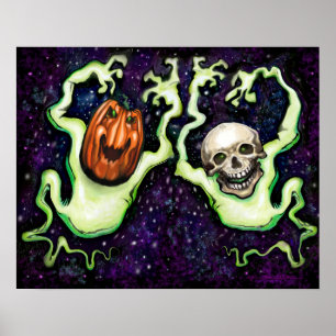 Poster Halloween Ghost