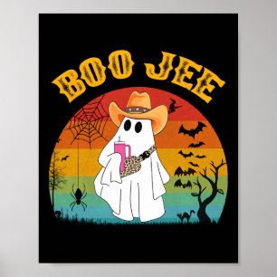 Poster Halloween Ghost Costume Éffrayant Boo Jee Ghost av