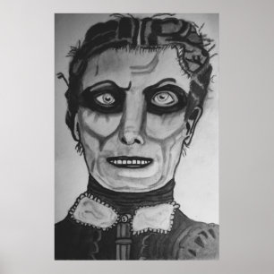 POSTER HALLOWEEN HAUNTED HOUSE RESIDENT GHOST