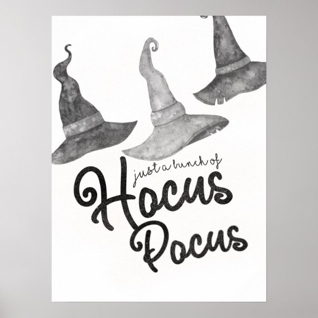 Poster Halloween hocus pocus sorcières (Devant)