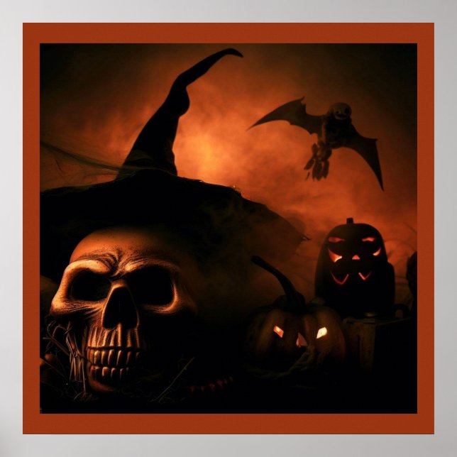 Poster Halloween - Jack-O-Lanterns 4 (Devant)