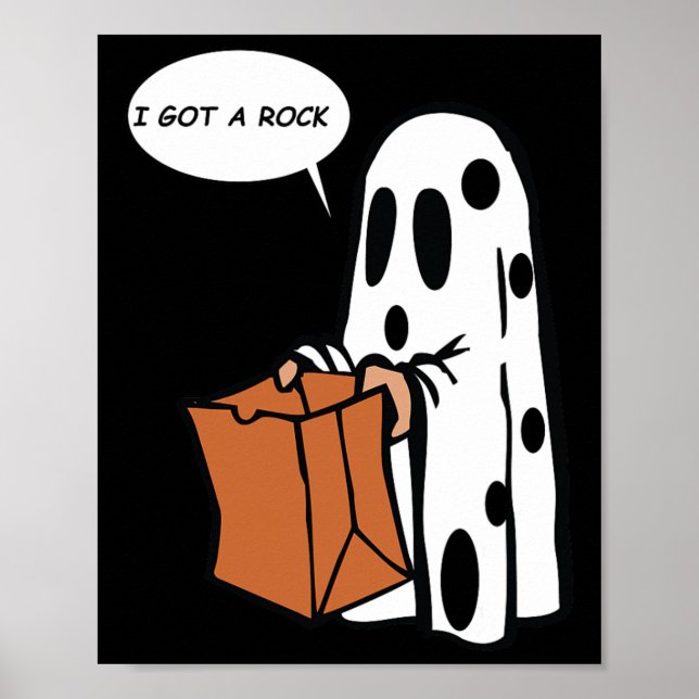 Poster Halloween J'Ai Un Fantôme De Rock (Devant)