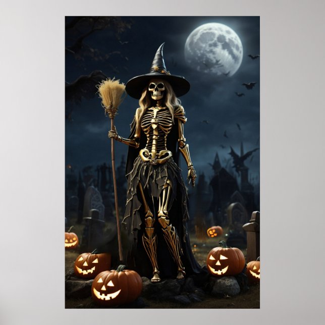 Poster Halloween "la nuit des peurs" (Devant)