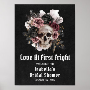 Poster Halloween L'Amour À La Première Fête des mariées B