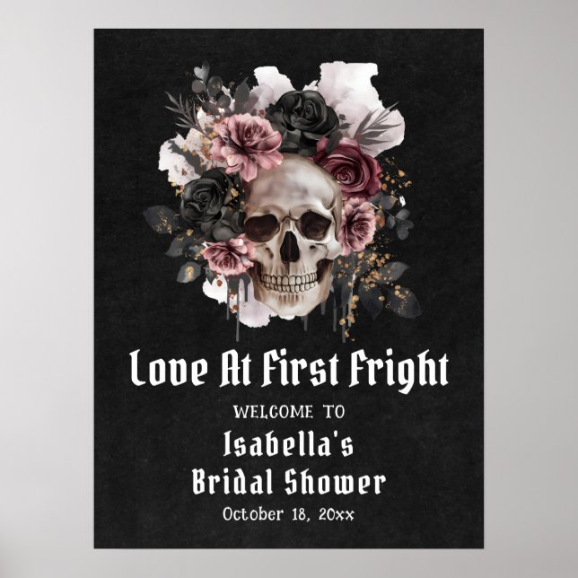 Poster Halloween L'Amour À La Première Fête des mariées B (Devant)