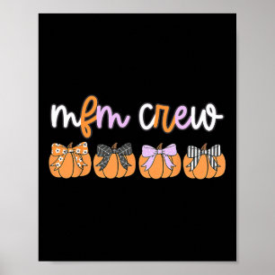 Poster Halloween Mfm Crew Médecine foetale maternelle Son