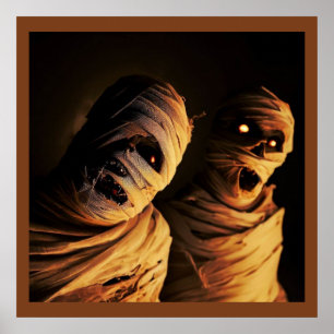 Poster Halloween - momies 1