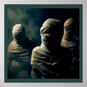 Poster Halloween - momies 4