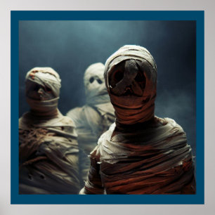 Poster Halloween - Mummies 2