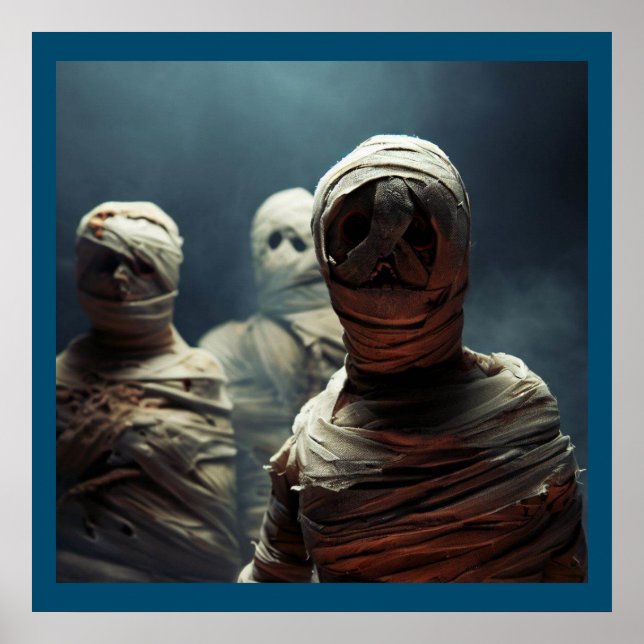 Poster Halloween - Mummies 2 (Devant)