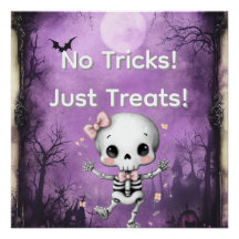Halloween "Pas de bêtises, juste des traitements"